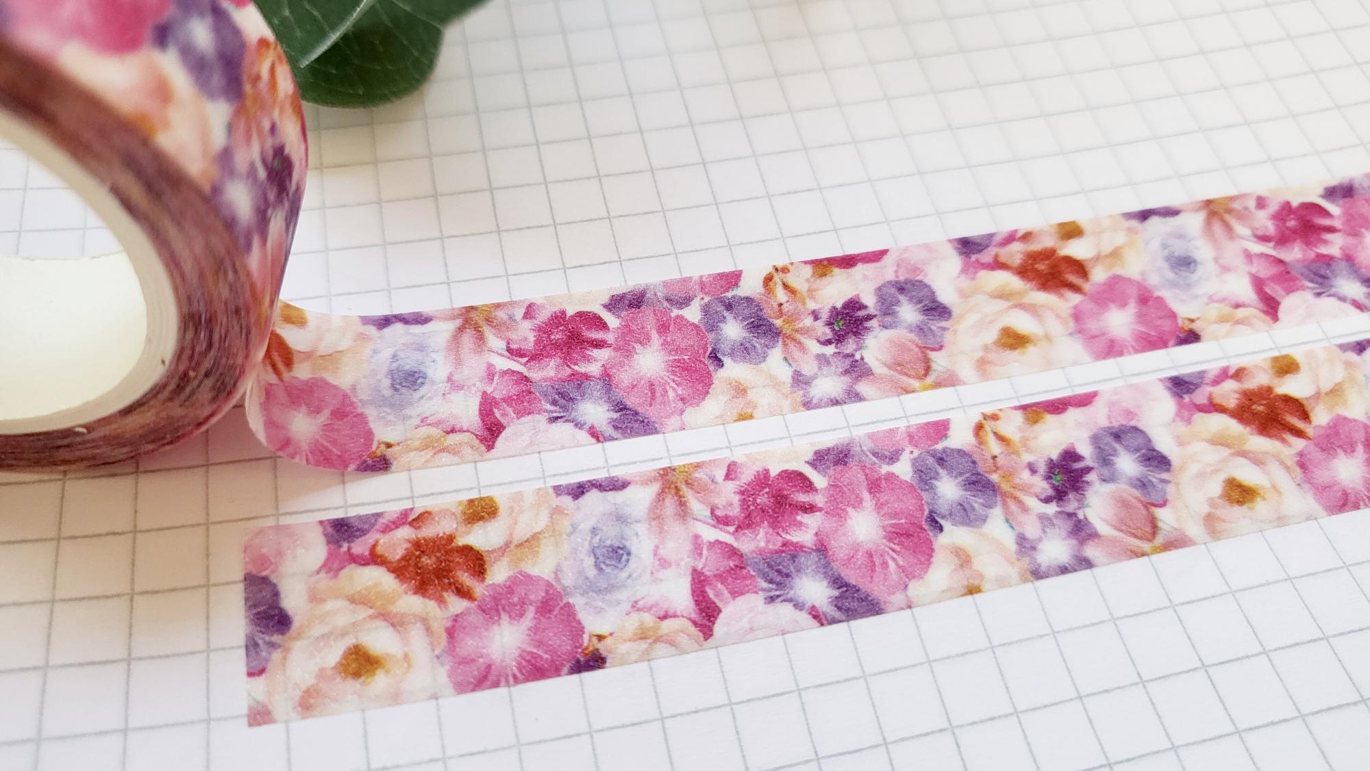 Washi Tape Rosa Blumen